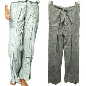 YOUNG FABULOUS & BROKE Geneva Eyelet Pants size M